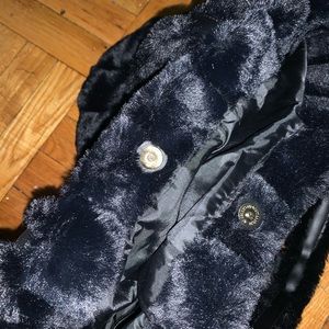 VS faux fur black bag